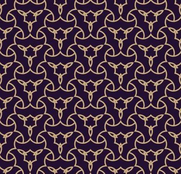Vector seamless pattern. Modern stylish texture. Geometric linear ornament. 스톡 일러스트