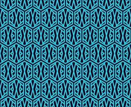 Vector seamless pattern. Modern stylish linear texture. Repeating geometric t Stock Illustration