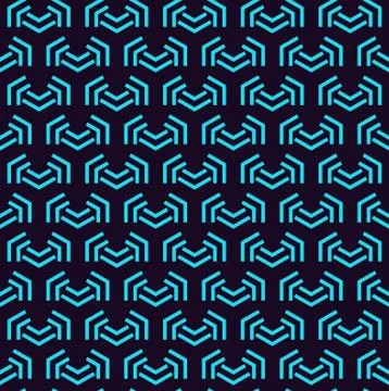 Vector seamless pattern. Modern stylish linear texture. Repeating geometric t イラスト素材
