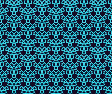 Vector seamless pattern. Modern stylish linear texture. Repeating geometric t イラスト素材