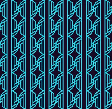 Vector seamless pattern. Modern stylish linear texture. Repeating geometric t イラスト素材