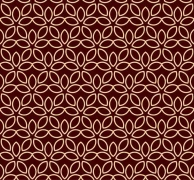 Vector seamless pattern. Modern stylish texture. Repeating linear ornament 스톡 일러스트