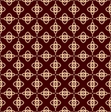 Vector seamless pattern. Modern stylish texture. Repeating linear ornament イラスト素材