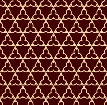 Vector seamless pattern. Modern stylish texture. Repeating linear ornament イラスト素材