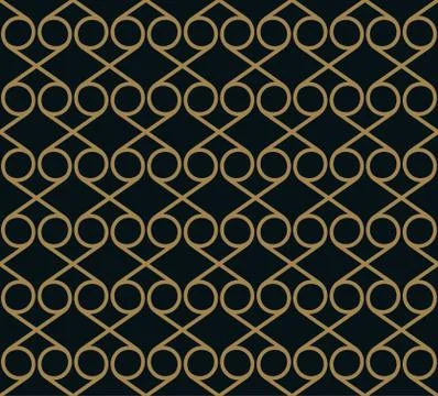 Vector seamless pattern. Modern stylish texture. Repeating geometric tiles fr Stock Illustration