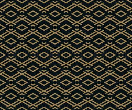 Vector seamless pattern. Modern stylish texture. Repeating geometric tiles fr Stock Illustration