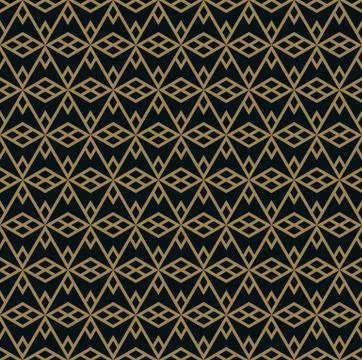 Vector seamless pattern. Modern stylish texture. Repeating geometric tiles fr Stock Illustration