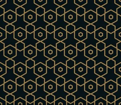 Vector seamless pattern. Modern stylish texture. Repeating geometric tiles fr Stock Illustration