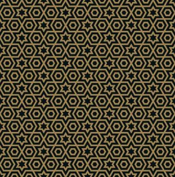 Vector seamless pattern. Modern stylish texture. Repeating geometric tiles fr Stock Illustration