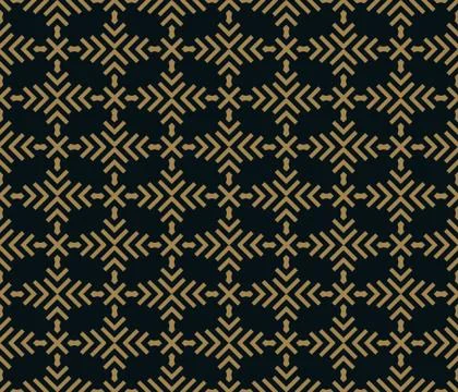 Vector seamless pattern. Modern stylish texture. Repeating geometric tiles fr Stock Illustration