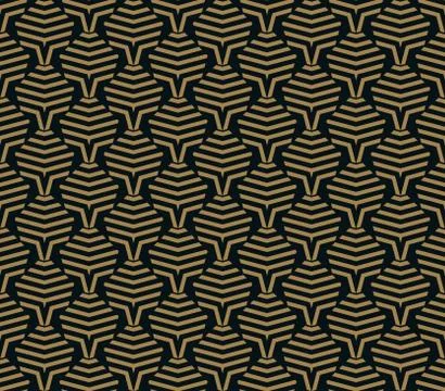 Vector seamless pattern. Modern stylish texture. Repeating geometric tiles fr Stock Illustration