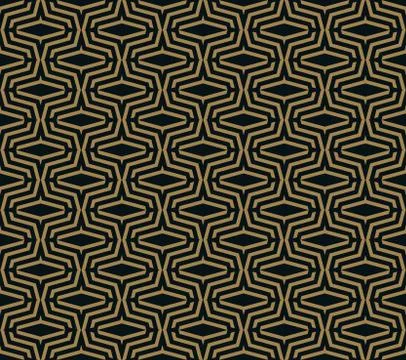 Vector seamless pattern. Modern stylish texture. Repeating geometric tiles fr Stock Illustration