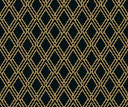 Vector seamless pattern. Modern stylish texture. Repeating geometric tiles fr Stock Illustration