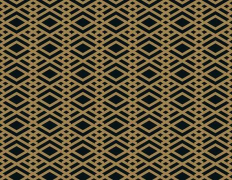 Vector seamless pattern. Modern stylish texture. Repeating geometric tiles fr Stock Illustration
