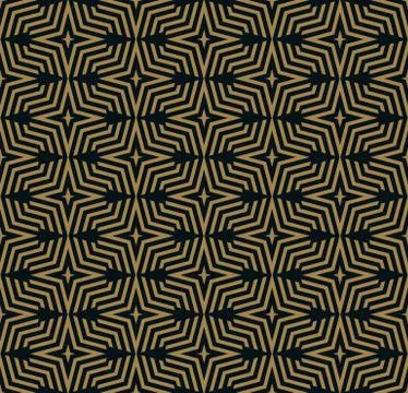 Vector seamless pattern. Modern stylish texture. Repeating geometric tiles fr Stock Illustration