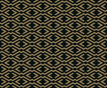 Vector seamless pattern. Modern stylish texture. Repeating geometric tiles fr Stock Illustration