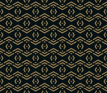 Vector seamless pattern. Modern stylish texture. Repeating geometric tiles fr Stock Illustration
