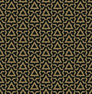 Vector seamless pattern. Modern stylish texture. Repeating geometric tiles fr Stock Illustration