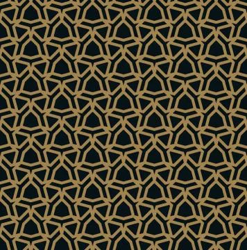 Vector seamless pattern. Modern stylish texture. Repeating geometric tiles fr Stock Illustration