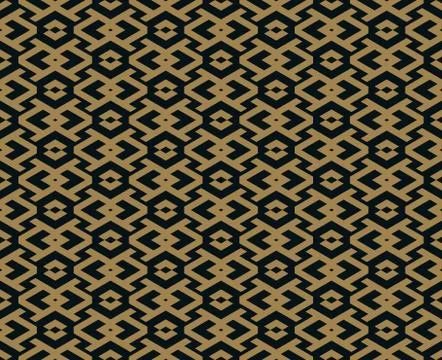 Vector seamless pattern. Modern stylish texture. Repeating geometric tiles fr Stock Illustration