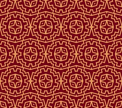 Vector seamless pattern. Modern stylish abstract texture. Repeating geometric Illustrazione stock