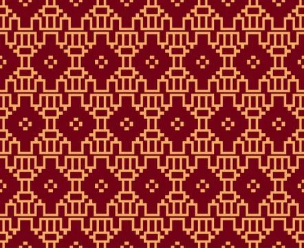 Vector seamless pattern. Modern stylish texture. Geometric striped ornament. Illustrazione stock