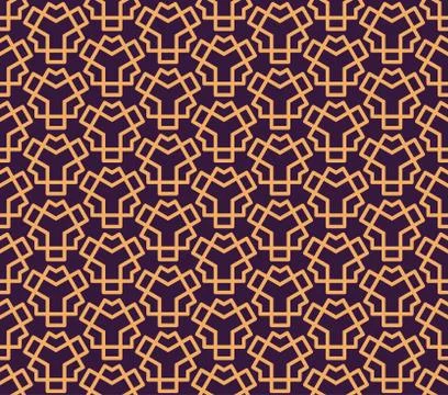 Vector seamless pattern. Modern stylish abstract texture. Repeating geometric Illustration