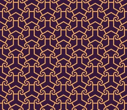 Vector seamless pattern. Modern stylish abstract texture. Repeating geometric Stock Illustration