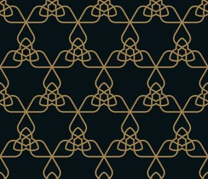 Vector seamless pattern. Modern stylish texture. Repeating geometric tiles fr Stock Illustration