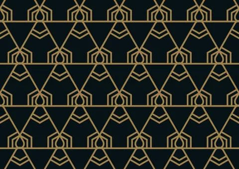 Vector seamless pattern. Modern stylish texture. Repeating geometric tiles fr Stock Illustration