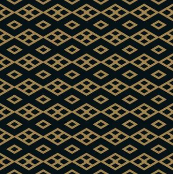 Vector seamless pattern. Modern stylish texture. Geometric striped ornament. Stockillustratie