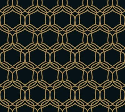 Vector seamless pattern. Modern stylish texture. Geometric striped ornament. Stock Illustration