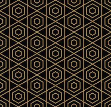 Vector seamless pattern. Modern stylish texture. Repeating geometric tiles wi Stock-Illustration