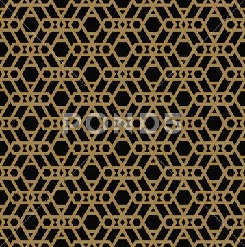Vector seamless pattern. Modern stylish texture. Repeating geometric tiles wi Stock-Illustration
