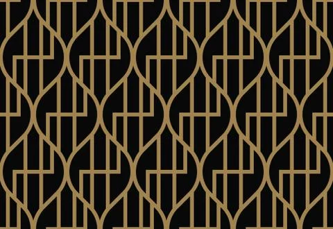 Vector seamless pattern. Modern stylish texture. Repeating abstract backgroun Stock Illustration