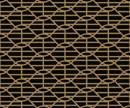 Vector seamless pattern. Modern stylish texture. Repeating abstract backgroun Stock Illustration