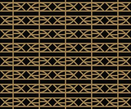 Vector seamless pattern. Modern stylish texture. Repeating abstract backgroun Stock Illustration