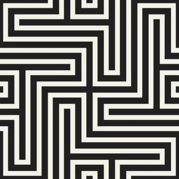 Vector seamless pattern. Modern stylish abstract texture. Repeating geometric Stock Illustration