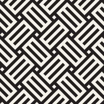 Vector seamless pattern. Modern stylish abstract texture. Repeating geometric Stock Illustration