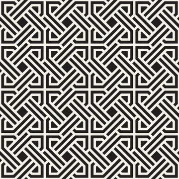 Vector seamless pattern. Modern stylish abstract texture. Repeating geometric Stock Illustration