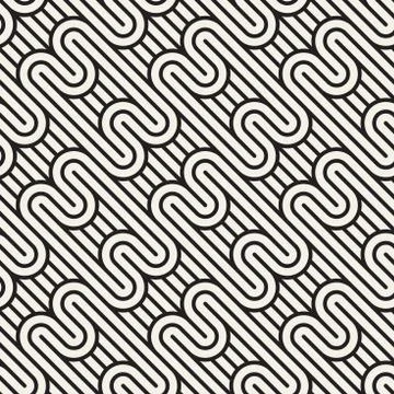 Vector seamless pattern. Modern stylish texture. Repeating abstract backgroun 스톡 일러스트
