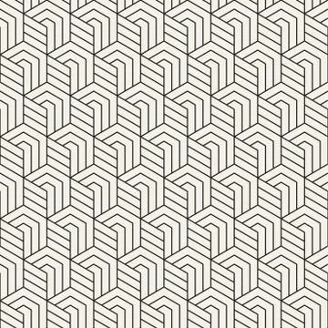 Vector seamless pattern. Modern stylish abstract texture. Repeating tiles Stock Illustration