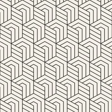 Vector seamless pattern. Modern stylish abstract texture. Repeating tiles Stock Illustration