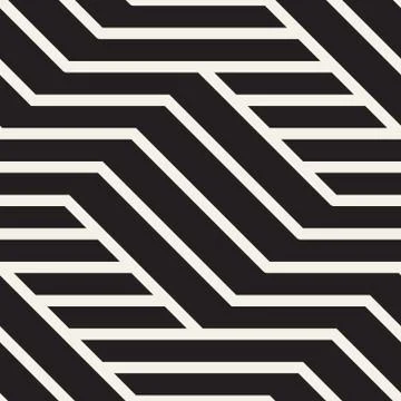 Vector seamless pattern. Modern stylish abstract texture. Repeating tiles Stock Illustration