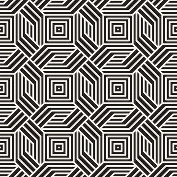 Vector seamless pattern. Modern stylish abstract texture. Repeating geometric Stock Illustration
