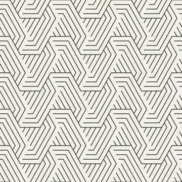 Vector seamless pattern. Modern stylish abstract texture. Repeating geometric Stock Illustration