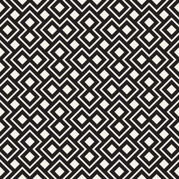 Vector seamless pattern. Modern stylish abstract texture. Repeating geometric Illustrazione stock