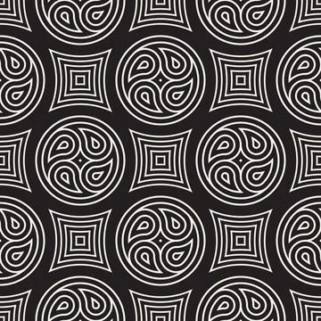 Vector seamless pattern. Modern stylish abstract texture. Repeating geometric Stockillustratie