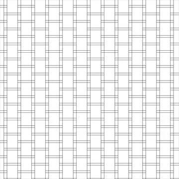 Vector seamless pattern. Modern stylish texture. Monochrome line art. Stock Illustration