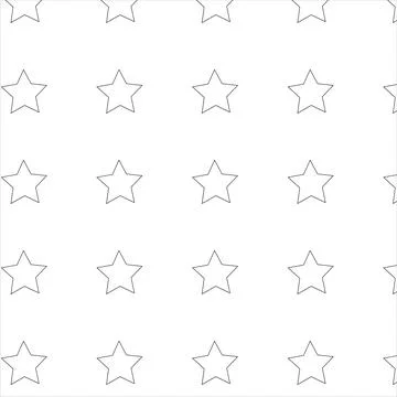 Vector seamless pattern. Modern stylish texture. Monochrome line art. Stock Illustration